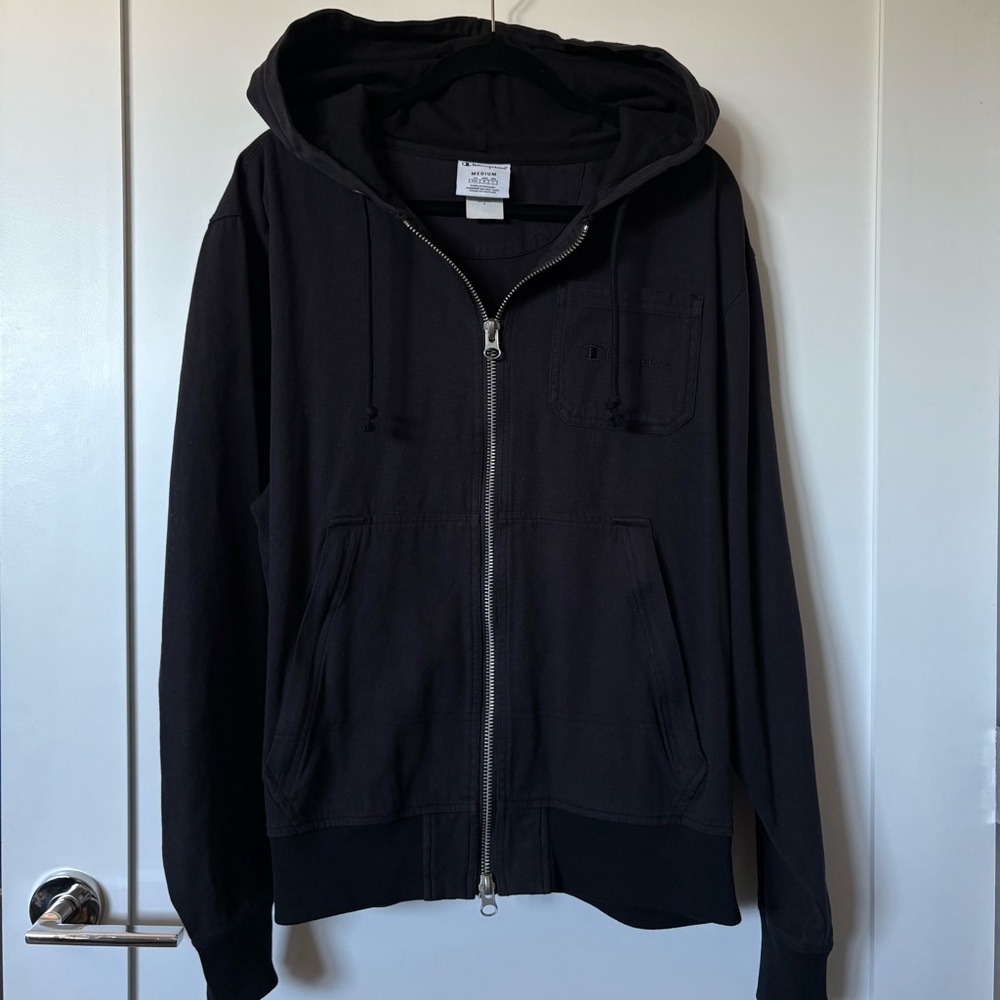 Champion Black Denim Zipper Jacket